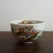 初代宮川香雲作色絵茶碗