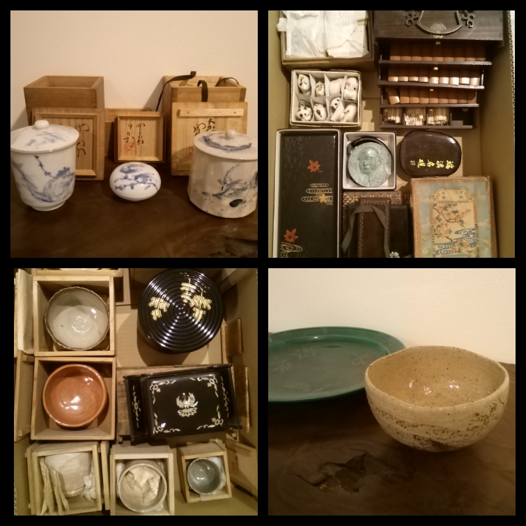 茶道具、骨董品の出張買取り、京都市東山区のお客様から