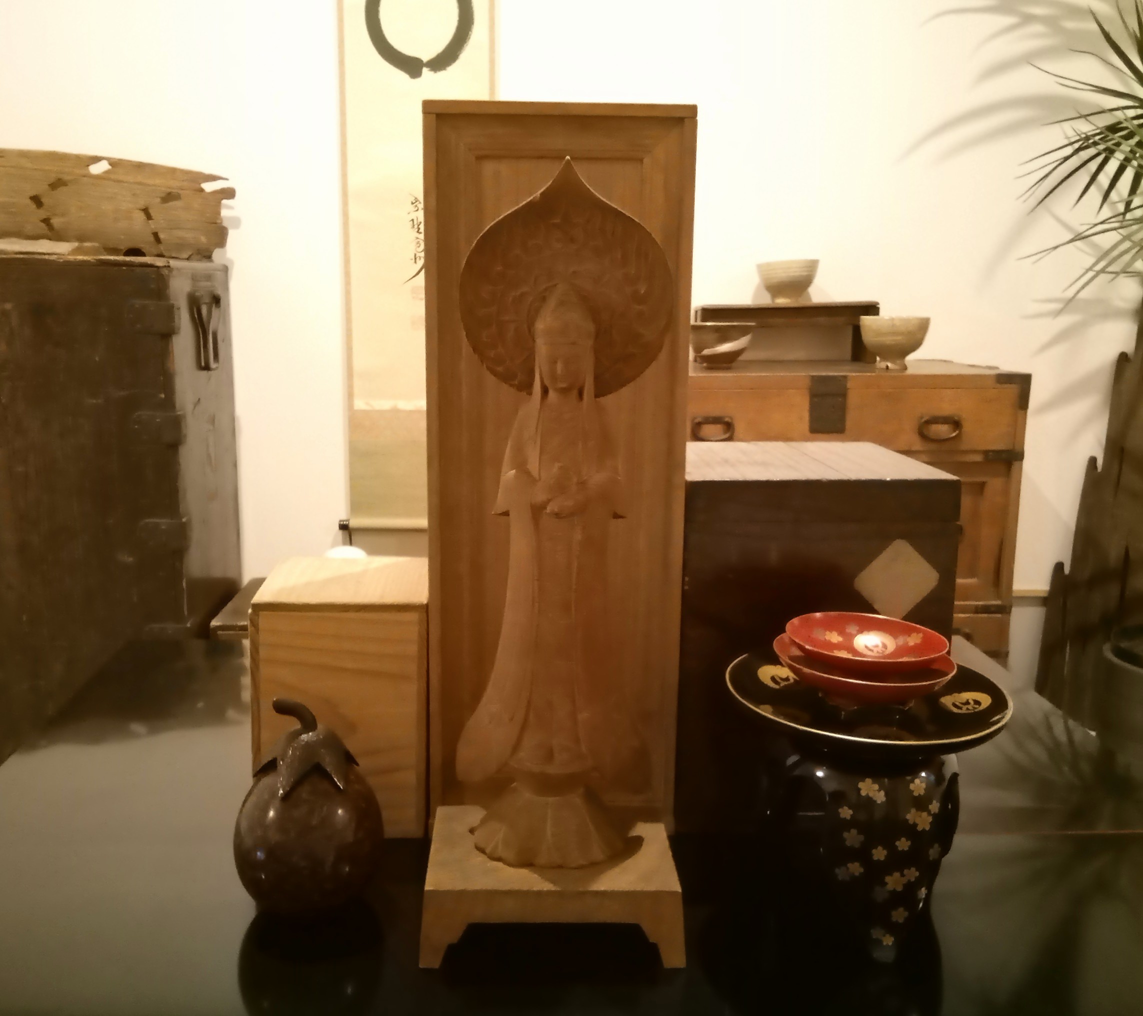仏像、漆器などの買取り、京都市右京区のお客様から買取りさせていただきました。