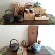 京都市北区にて鉄瓶、茶道具などの買取り。2025.7.21-22