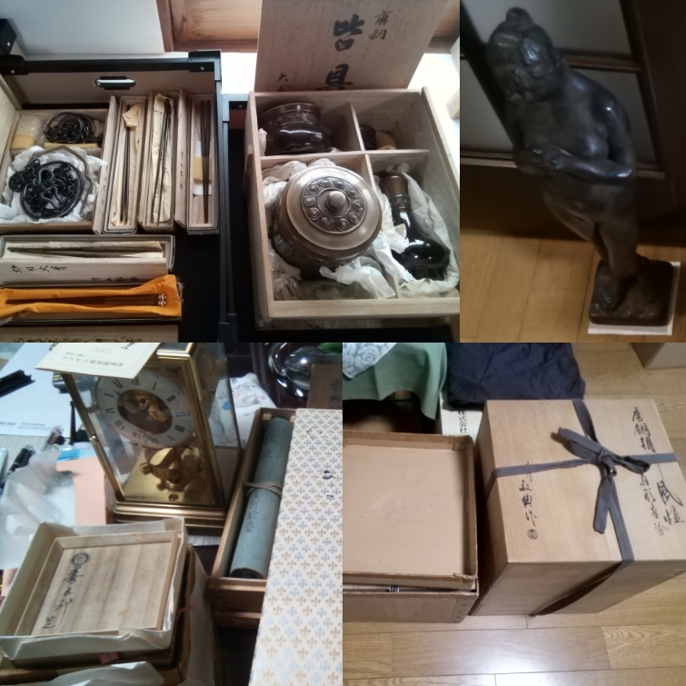2025.10.8お茶道具・骨董・古道具類の出張買取り青森県弘前市にて2