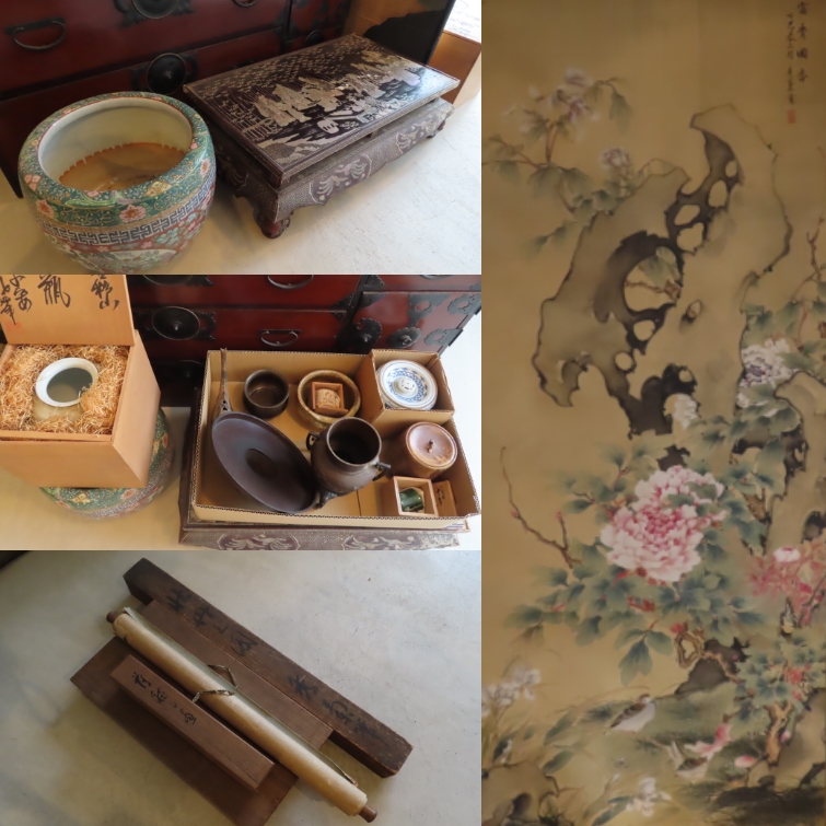 京都市中京区にて書画骨董品・古道具の出張買取り2026.3.16